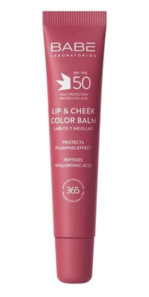 Babe Lip and Cheek Color Balm SPF 50 - Dudak ve Yanak Renklendirici Balsam Velvet 20ml ürün görseli 1