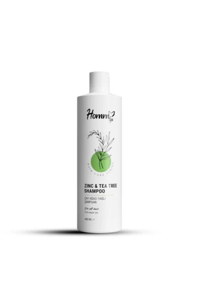 Homm Bitkisel ÇİNKO & ÇAY AĞACI ŞAMPUAN 400 ML ürün görseli 1