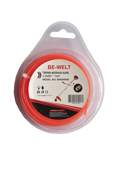 Be-welt Tırpan Kare Misina- 2.0mm 15 Metre Mini ürün görseli 1