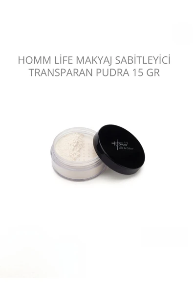 homm Hommlife colour setting powder transparent fıxed makeup shıne control ürün görseli 1