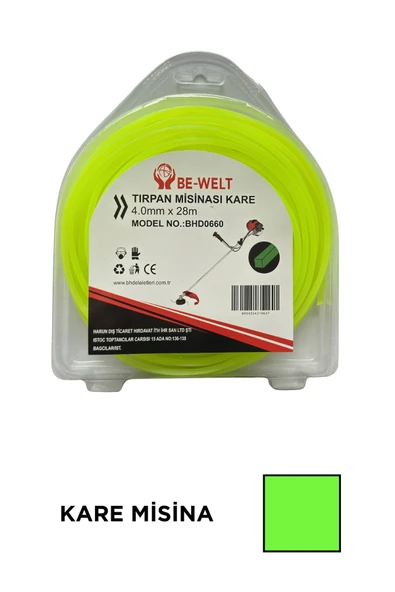 Be-welt Tırpan Misina Altıgen - 4.0mm 28 Metre - Yüksek kalite ürün görseli 1