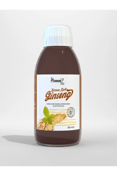 HOM HOMM VİTA KIRMIZI KORE GİNSENG TAKVİYE EDİCİ GIDA 150ml ürün görseli 1