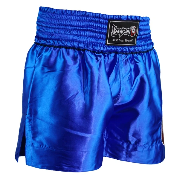 DragonDo MT3033 Muaythai Şortu Mavi Kick Boks Şortu - Resim 5