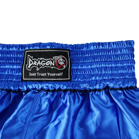 DragonDo MT3033 Muaythai Şortu Mavi Kick Boks Şortu - Resim 7