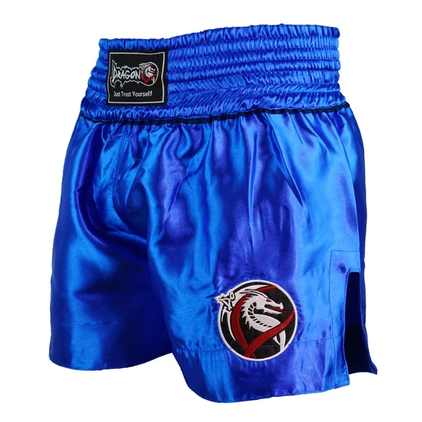 DragonDo MT3033 Muaythai Şortu Mavi Kick Boks Şortu - Resim 2