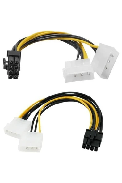 US TECHNOLOGY 8 Pin Pci Express Ekran Kartı Power Güç Çevirici Çoklayıcı Kablo ürün görseli 1