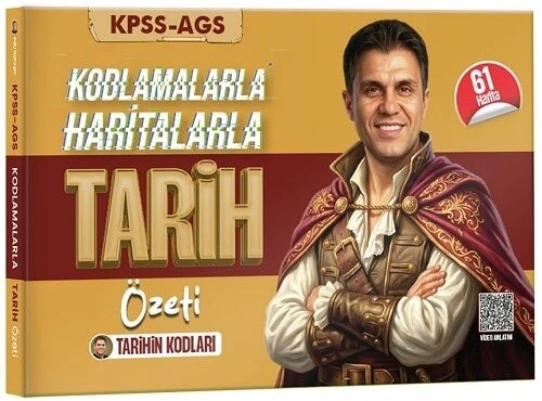 Tarihin Kodları KPSS AGS Kodlamalarla Haritalarla Tarih Özeti Edu Kariyer ürün görseli 1