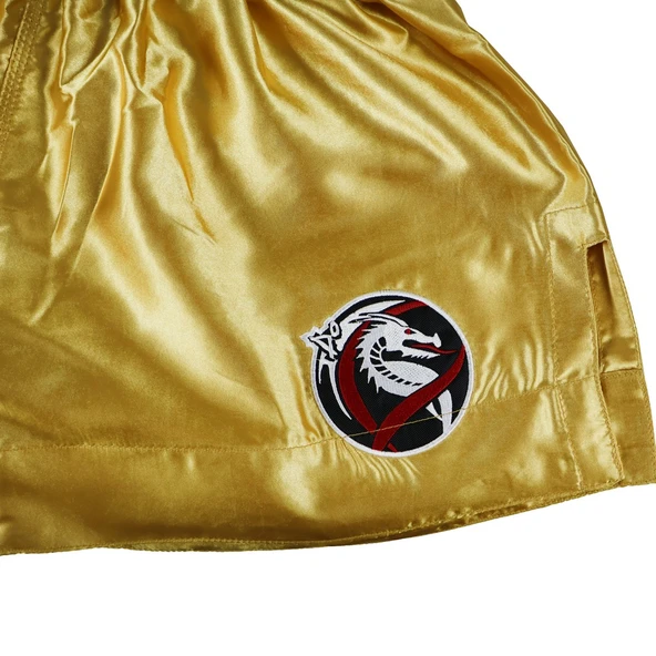DragonDo MT3033 Muaythai Şortu Gold Kick Boks Şortu - Resim 6