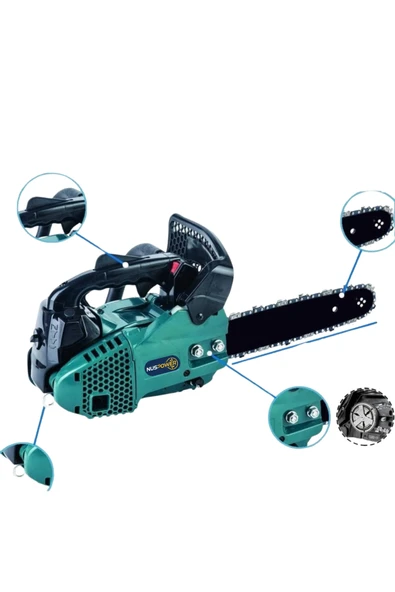 nuspower 25cc Mini Benzinli Testere Ağaç Odun Dal Budama Ve Kesme Testeresi Hızar Motoru ürün görseli 1