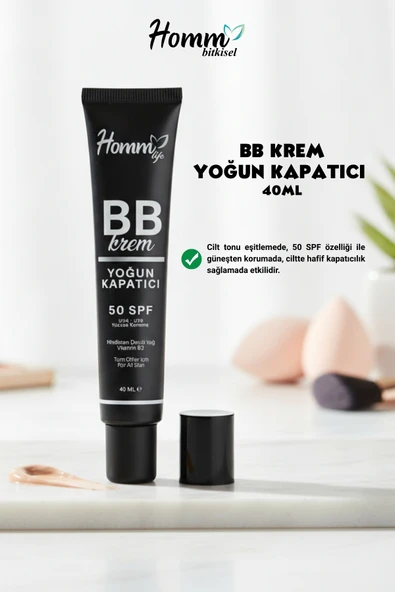 homm BB KREM YOĞUN KAPATICI 50+ SPF 40 ml ürün görseli 1