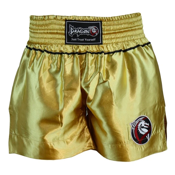 DragonDo MT3033 Muaythai Şortu Gold Kick Boks Şortu ürün görseli 1