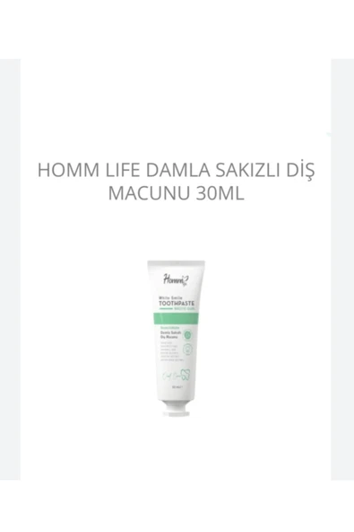 Homm Bitkisel Damla Sakızlı Diş Macunu 30ml. ürün görseli 1