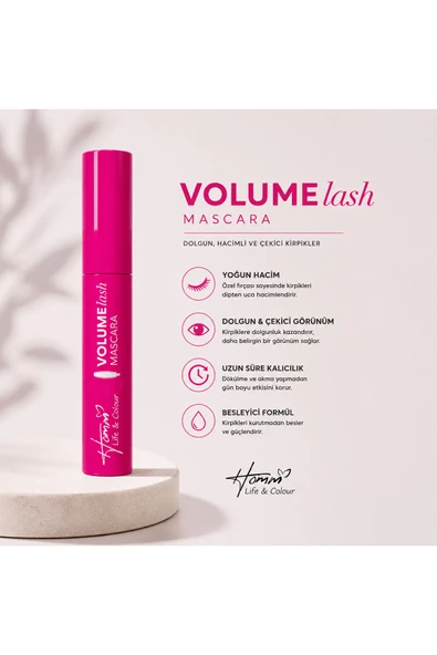 Homm Bitkisel Türkiye HOMM LIFE VOLUME LASH MASKARA ürün görseli 1