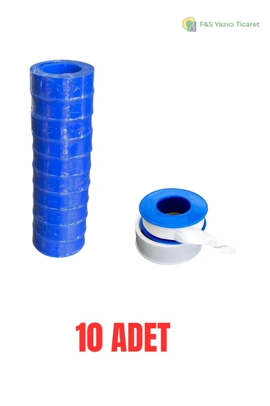 F&S Yazıcı Ticaret Teflon bant Küçük Boy 12 X 8 Metre 10 Adet ! ürün görseli 1