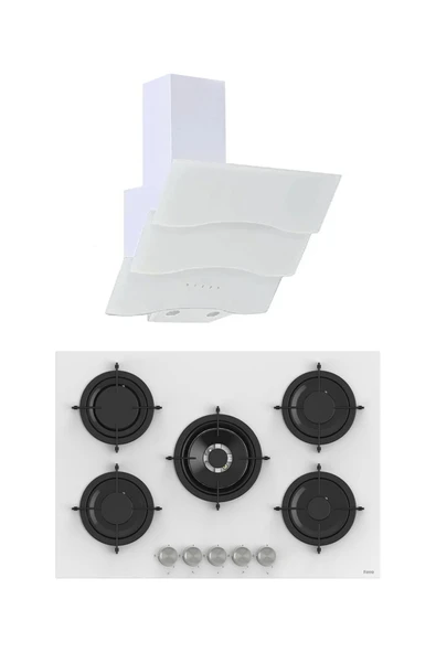 Ferre MEGA PLUS SERİSİ 2'Lİ CAM ANKASTRE SET ( RS036-BSPR600 ) ürün görseli 1