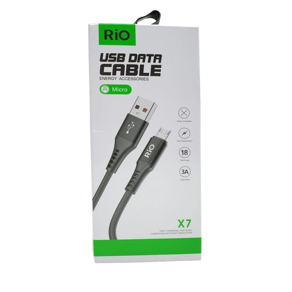 Mikro USB Data Kablosu 18W Güçlü Hızlı Şarj ve Data Transfer - Resim 2