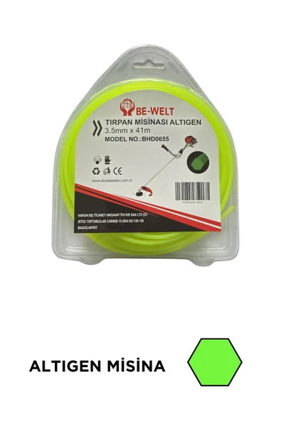 Be-welt Tırpan Misina Altıgen- 3.5mm 41 Metre - Yüksek kalite ürün görseli 1