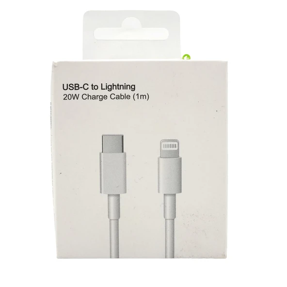 Type-C bağlantılı iPhone hızlı şarj kablosu 20W 1 m ürün görseli 1