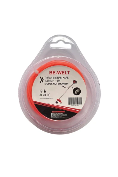 Be-welt Tırpan Kare Misina- 1.3mm 15 Metre Mini ürün görseli 1