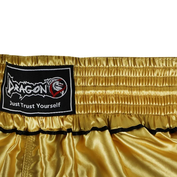 DragonDo MT3033 Muaythai Şortu Gold Kick Boks Şortu - Resim 7