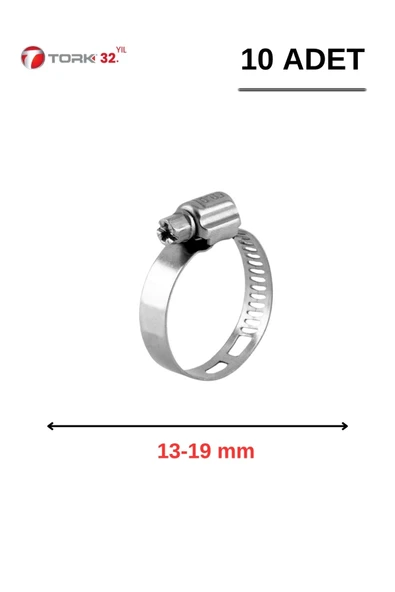 TORK Hortum Kelepçe 13-19mm - 10 Adet ürün görseli 1