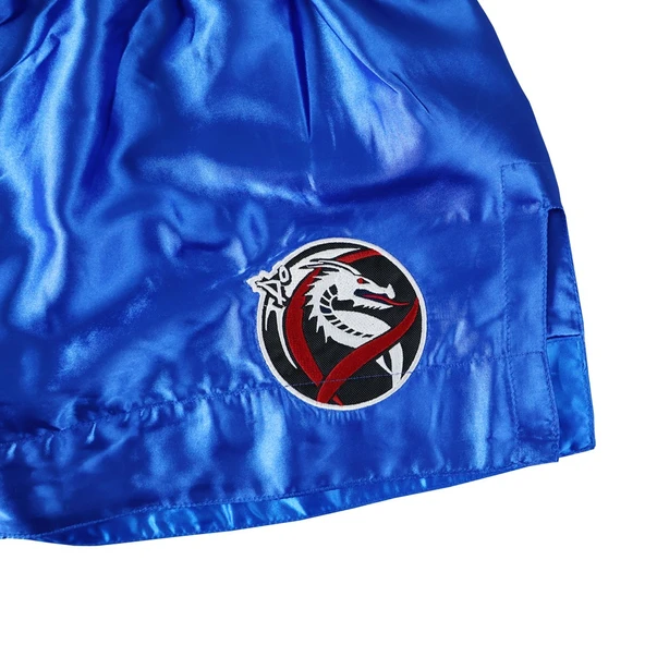 DragonDo MT3033 Muaythai Şortu Mavi Kick Boks Şortu - Resim 6