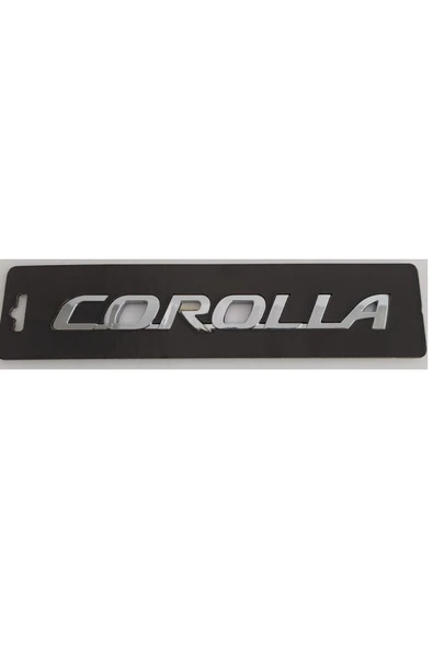 Toyota Corolla Bagaj Yazısı Krom (175mm-19mm) ürün görseli 1