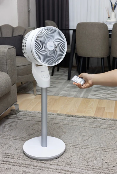 Zilan ZLN1016 Ayaklı Vantilatör | 3 Kademe Hız Ayarlı | Kumandalı | 10" Hava Dolaşımlı Vantilatör ürün görseli 1
