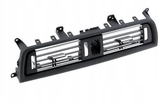Bmw F10-F11-F18 Klima Kalorifer Izgarası Orta Kromlu Siyah 64229166885 ürün görseli 1