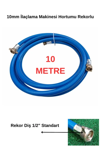 SEL 10 mm Rekorlu Pülverizatör Basınçlı ilaçlama Hortumu - 10 METRE - (90 Bar) 3/8" 10 (Yüksek Kalite) ürün görseli 1
