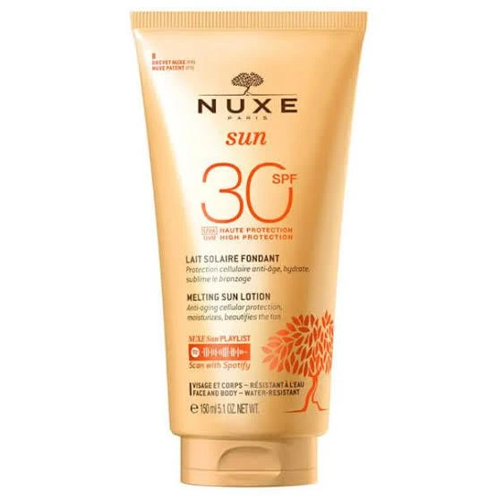 Nuxe Lait Delicieux Güneş Koruyucu Yüz ve Vücut Sütü SPF30 150 ml ürün görseli 1