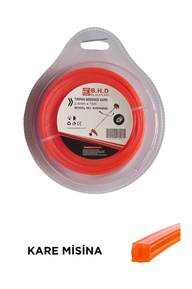 F&S Yazıcı Ticaret Tırpan Kare Misina- 2.4mm 15 Metre Mini ürün görseli 1