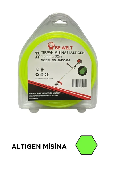 Be-welt Tırpan Misina Altıgen - 4.0mm 32 Metre - Yüksek kalite ürün görseli 1