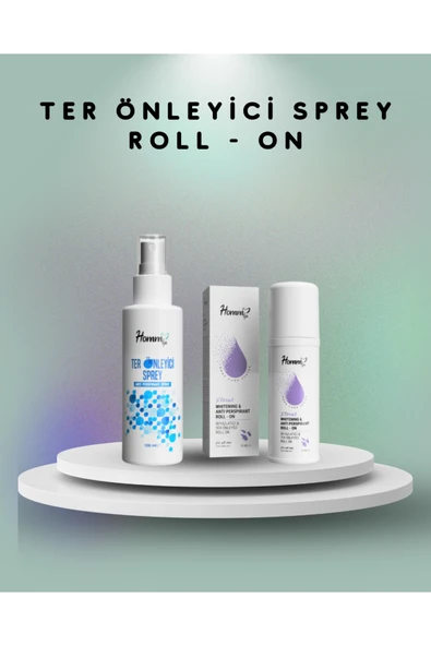 Homm Bitkisel Ter önleyici sprey & Roll - on ürün görseli 1