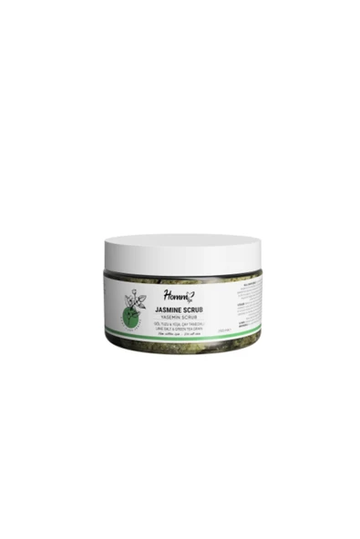 Homm Bitkisel Homm Lıfe Yaseminli Yeşil Çaylı Bitki Tanecikli Scrub 250 ml 2’li ürün görseli 1