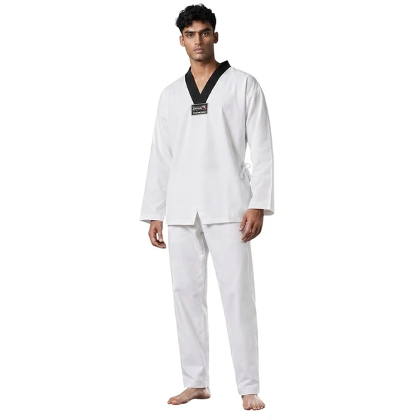 DragonDo 13121 Pro Siyah Yaka Taekwondo Elbisesi ürün görseli 1