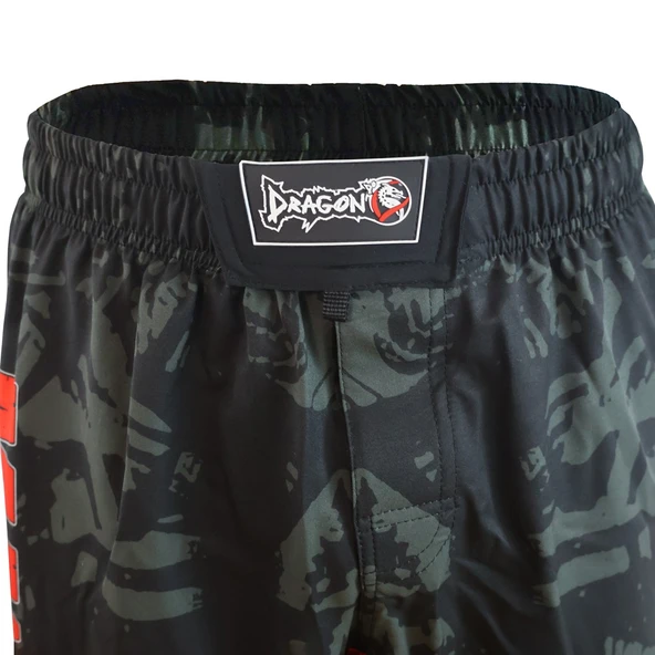 DragonDo M01 Red Maze MMA Şortu Antrenman Şortu - Resim 5