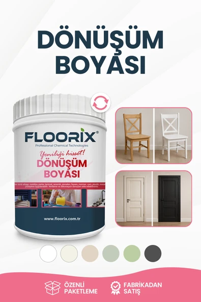 Floorix Dönüşüm Boyası 1 kg Ihlamur Yeşili ürün görseli 1