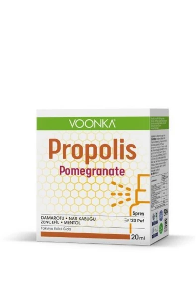 Voonka Propolis Pomegranate Sprey 20 ml ürün görseli 1