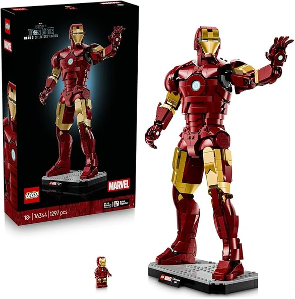 LEGO 76344 Marvel Iron Man Mark 3 Koleksiyoncu Versiyonu ürün görseli 1