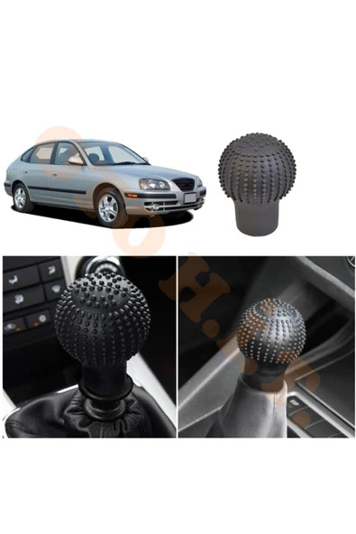 OTO H.İ.T. HYUNDAİ ELANTRA 2002-2006 MANUEL UYUMLU VİTES KILIFI MASAJLI MAT SİYAH ürün görseli 1