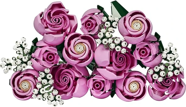 LEGO 10374 Botanicals Pembe Gül Buketi - Resim 2