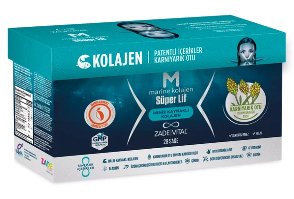 Zade Vital Marine Kolajen Super Lift 28 Saşe ürün görseli 1