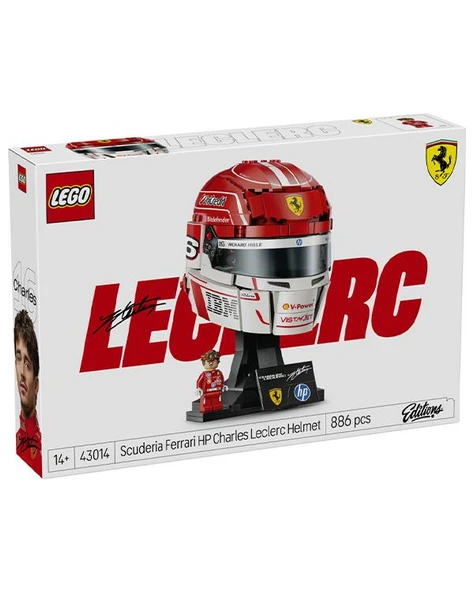 Lego Editions Scuderia Ferrari HP Charles Leclerc Kaskı 43014 ürün görseli 1