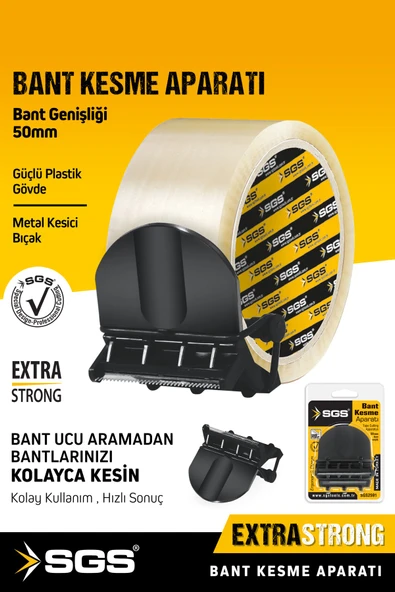 SGS2591 Pratik Koli Bant Kesme Aparatı Küçük 50 Mm ürün görseli 1