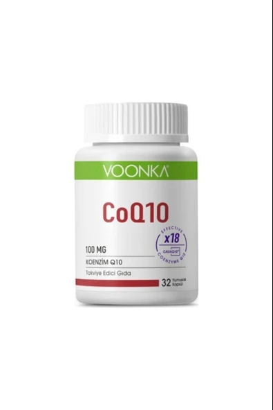 Voonka Coq10 - 100 Mg 30 Softjel ürün görseli 1