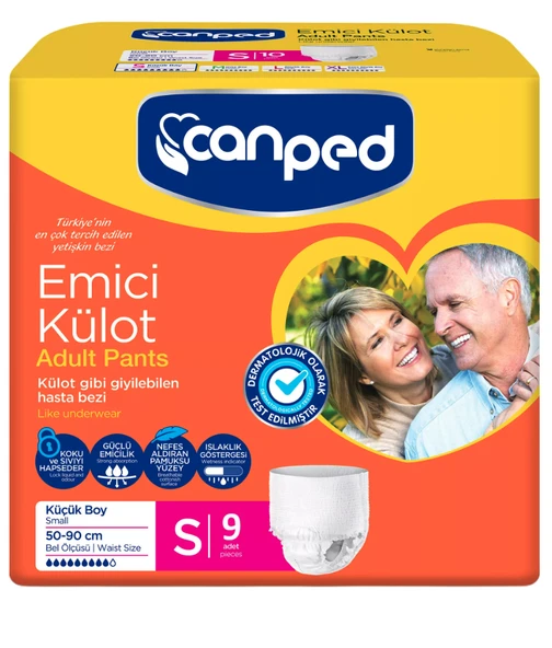Canped Emici Külot Küçük (S) 9’lu ürün görseli 1