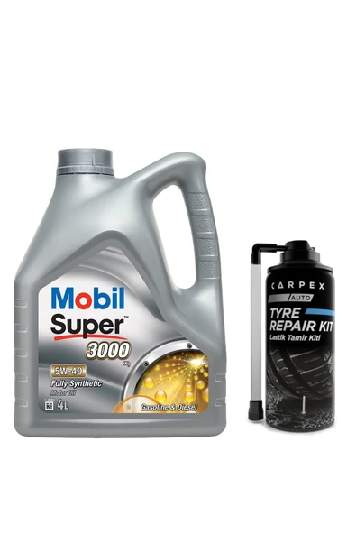 Mobil Super 3000 X1 5W40 Motor Yağı 4 L ÜT:2025 ürün görseli 1