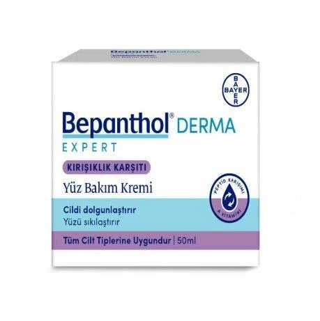 Bepanthol Derma Expert Kırışıklık Karşıtı Yüz Bakım Kremi 50 ml ürün görseli 1