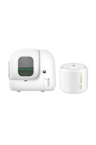 Pura Max 2 Akıllı Kedi Tuvaleti ve Eversweet 5 Mini Su Pınarı Paketi ürün görseli 1